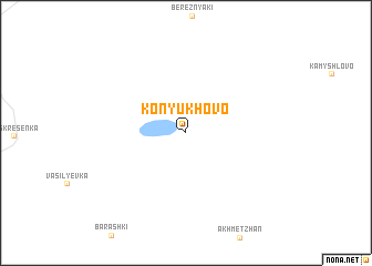 map of Konyukhovo