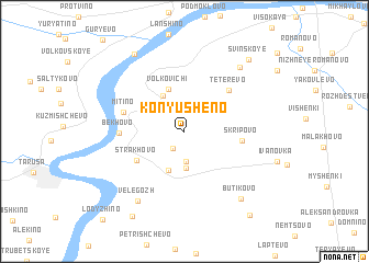 map of Konyusheno