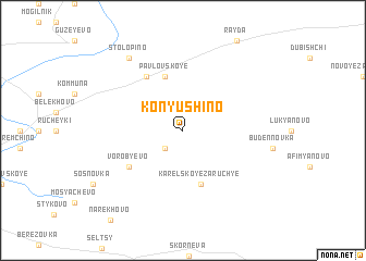 map of Konyushino