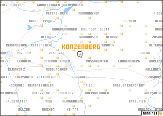map of Konzenberg