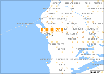 map of Kooihuizen