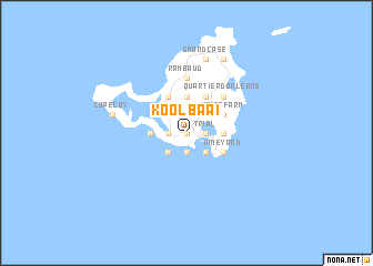 map of Koolbaai