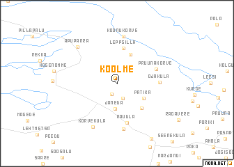 map of Koolme