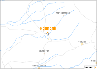 map of Koondai-i