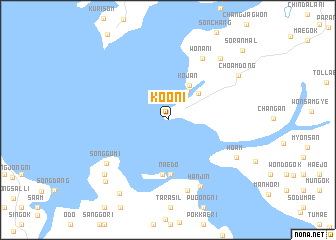 map of Kooni