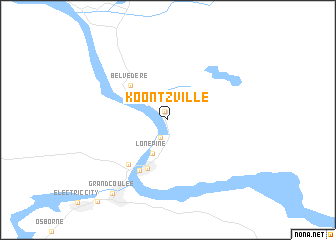 map of Koontzville