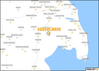 map of Koosalaane