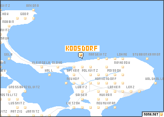 map of Koosdorf