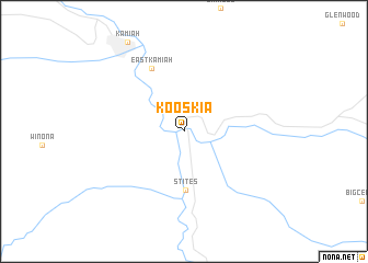 map of Kooskia