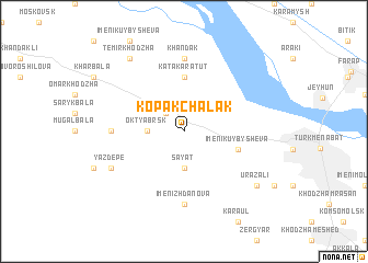 map of Kopak-Chalak