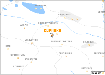 map of Kopanka