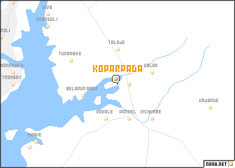 map of Koparpāda