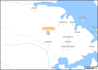 map of Kopasi