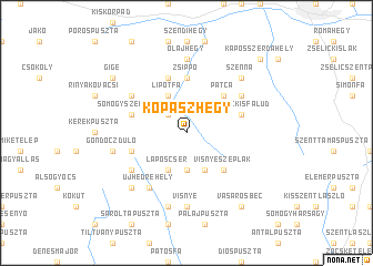 map of Kopaszhegy