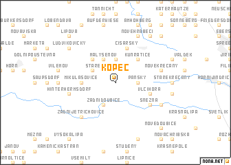 map of Kopec