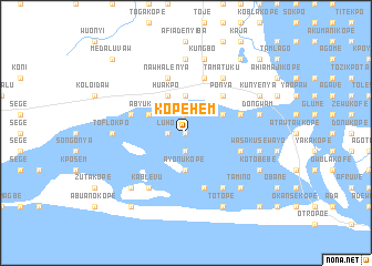 map of Kopehem
