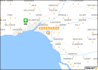 map of Köpenhamn