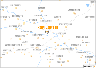 map of Kopilovtsi
