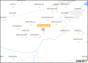 map of Kopnino