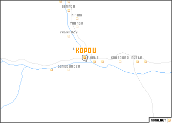 map of Kopou