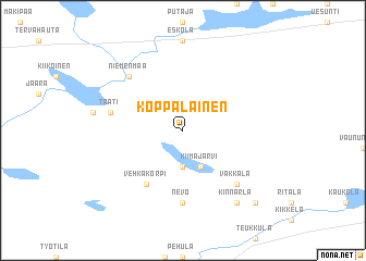 map of Koppalainen