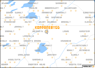 map of Kopparebygd