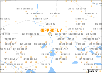map of Kopparfly