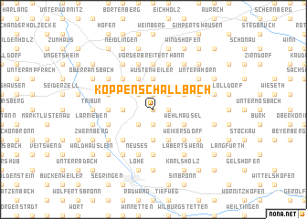 map of Koppenschallbach