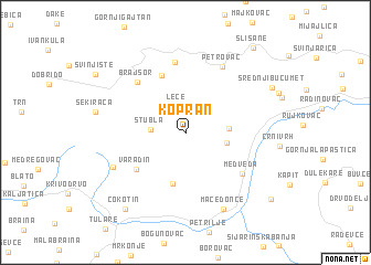 map of Kopran