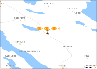 map of Kopravaara