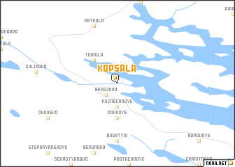 map of Kopsala