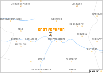 map of Koptyazhevo