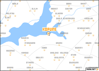 map of Kopure