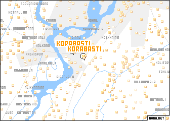 map of Kora Basti