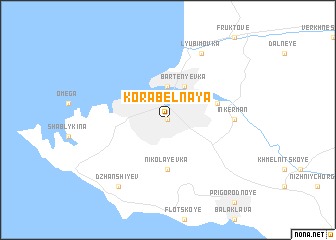 map of Korabelʼnaya