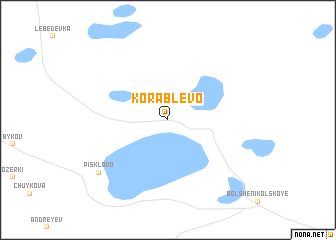 map of Korablëvo