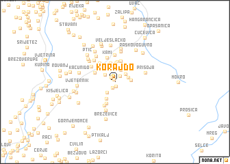 map of Koraj-Do