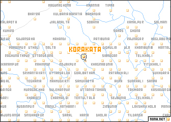 map of Korākāta