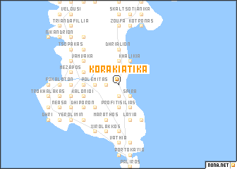 map of Korakiátika