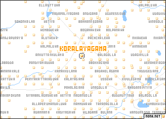 map of Koralayagama