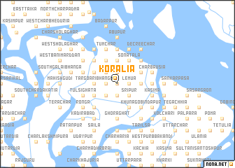 map of Korālia