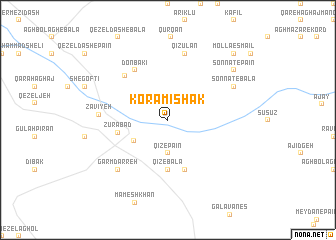 map of Koramīshak