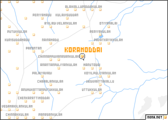 map of Koramoddai