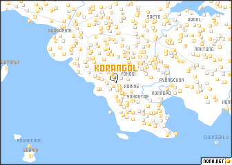 map of Koran-gol