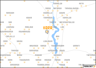 map of Kora