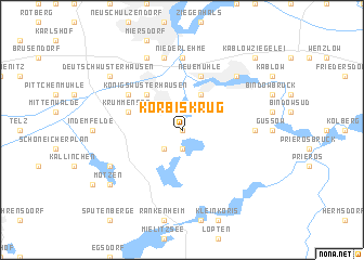 map of Körbiskrug