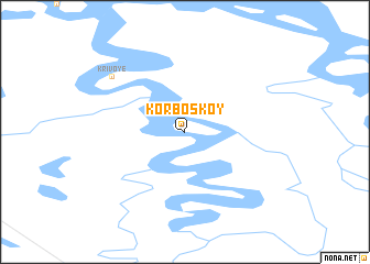 map of Korboskoy