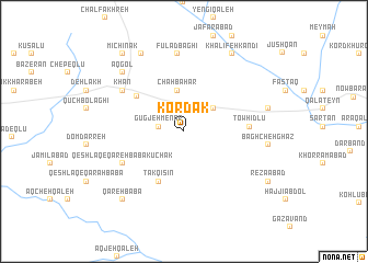 map of Kordak