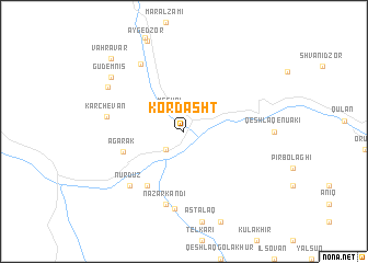 map of Kordasht