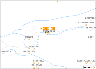 map of Kordino